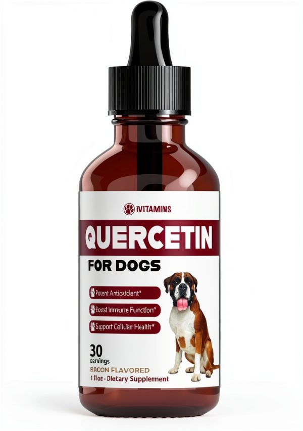 iVitamins Quercetin Liquid Dog Supplement Allergy Immune-0