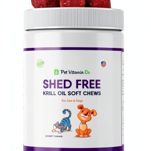 Pet Vitamin Co Shed Free Krill Oil Soft Chews for Dogs-0