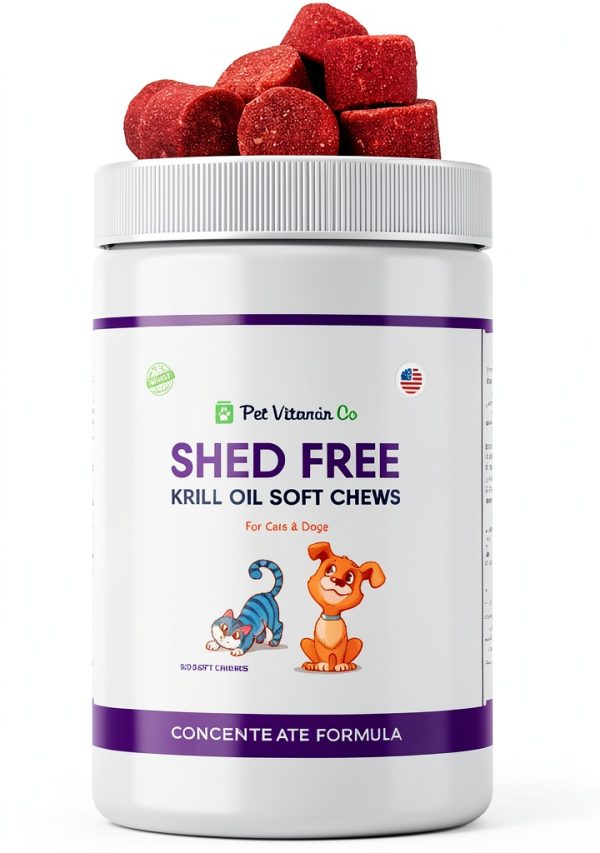 Pet Vitamin Co Shed Free Krill Oil Soft Chews for Dogs-0