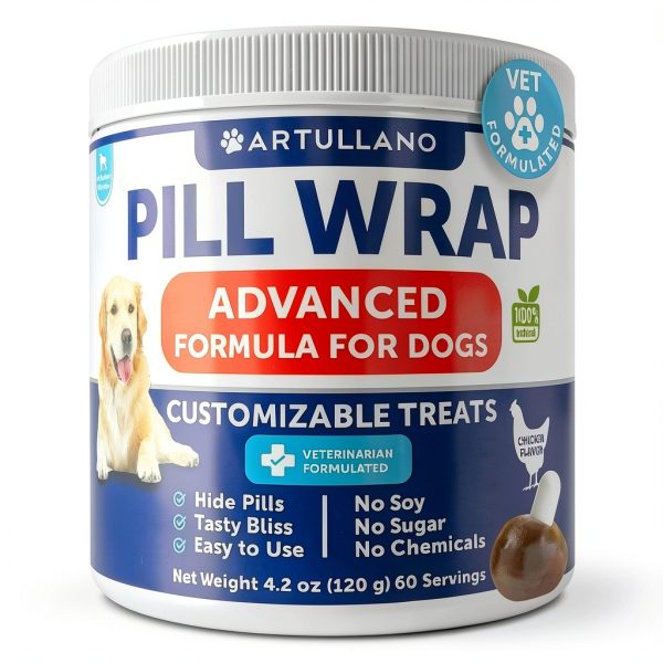 Artullano Pill Wrap Paste for Dogs Chicken Flavor Medication-0