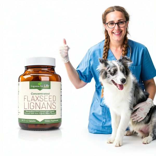 Lignans for Life Flaxseed Supplement for Dogs Heart Health-6