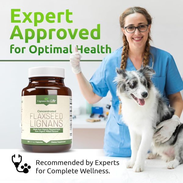 Lignans for Life Organic Flaxseed Capsules for Dogs-6