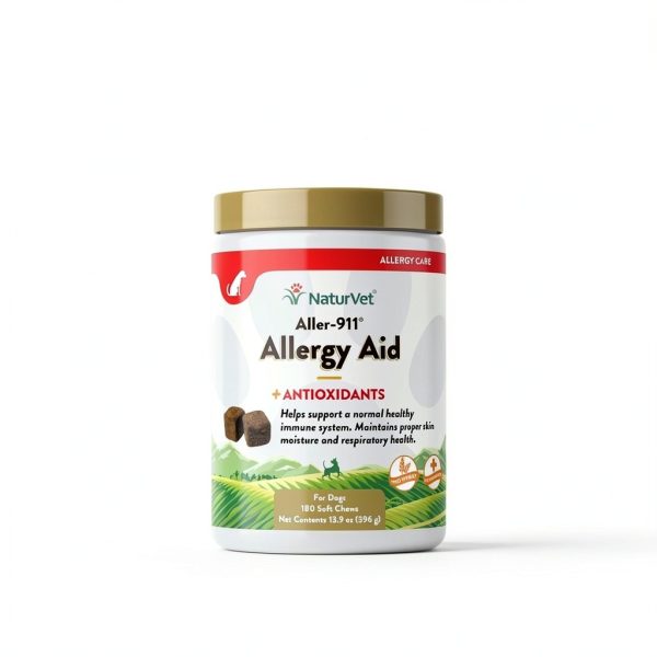 NaturVet Allergy Aid Soft Chews for Dogs Cats Supplement-4