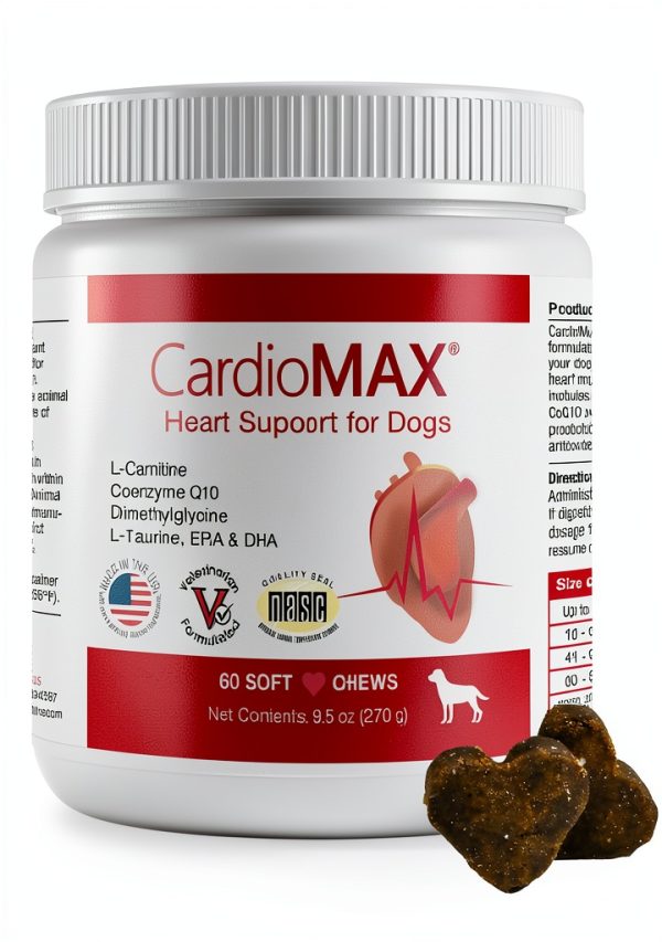 Dog Heart Supplement CardioMAX Omega3 Taurine-0