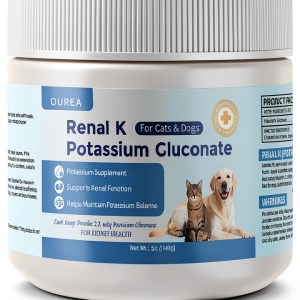 Ourea Renal K Potassium Supplement for Dogs and Cats-0