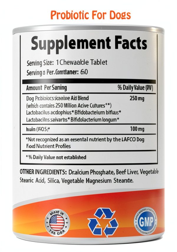 My Lucky Pets Dog Probiotics Digestive Health Supplement-1
