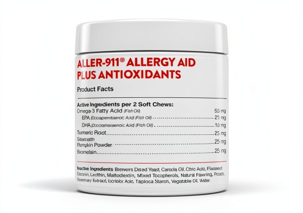 NaturVet Allergy Aid Soft Chews for Dogs Cats Supplement-7