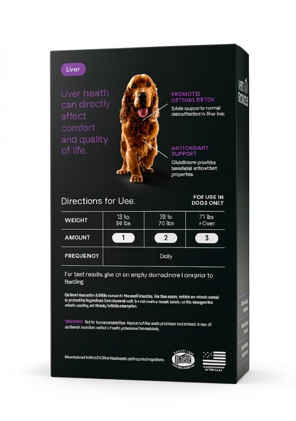 FoodScience SAMe Liver Health Supplement for Dogs and Cats-7