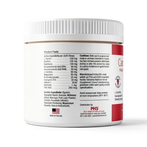 Dog Heart Supplement CardioMAX Omega3 Taurine-7