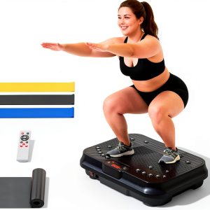 DKDNSJ Vibration Plate Machine Slim Black-0