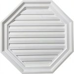 Ekena Millwork 22"W x 22"H x 1 1/8"P, Octagon Gable Vent Louver, Non-Functional-0