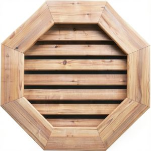 Ekena Millwork Gable Vent 25in x 25in Red Cedar GVWOC20X2001SFUWR-0