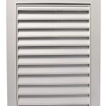 Duraflo Gable Vent Large Rectangular 22 in x 28 in White Polypropylene-0