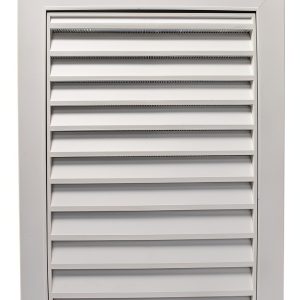 Duraflo Gable Vent Large Rectangular 22 in x 28 in White Polypropylene-0