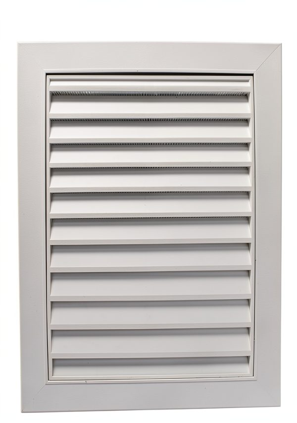 Duraflo Gable Vent Large Rectangular 22 in x 28 in White Polypropylene-0