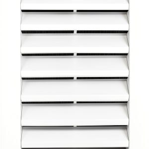 12x18 Rectangle Functional Gable Vent White 2‑Piece by Suntown-0