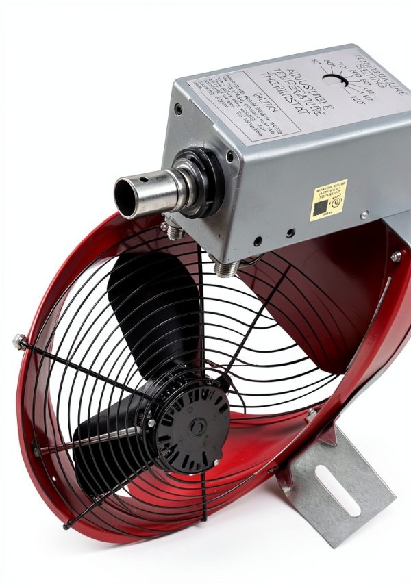 Maxx Air Gable Mount Attic Ventilator CX1500 Red 1300 CFM 1850 Sq Ft-3