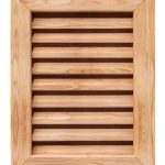 Ekena Millwork GVWVE18X2401SFUPI Vertical Gable Vent Gable Vent, 18"W x 24" (23"W x 29"H Frame Size), Pine, Unfinished-0