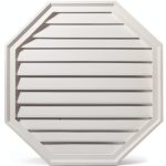 Ekena Millwork 18"W x 18"H x 1 3/8"P, Octagon Gable Vent Louver, Non-Functional-0
