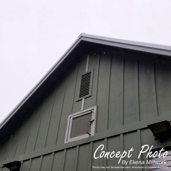 Ekena Millwork GVWVE18X2401SFUPI Vertical Gable Vent Gable Vent, 18"W x 24" (23"W x 29"H Frame Size), Pine, Unfinished-5