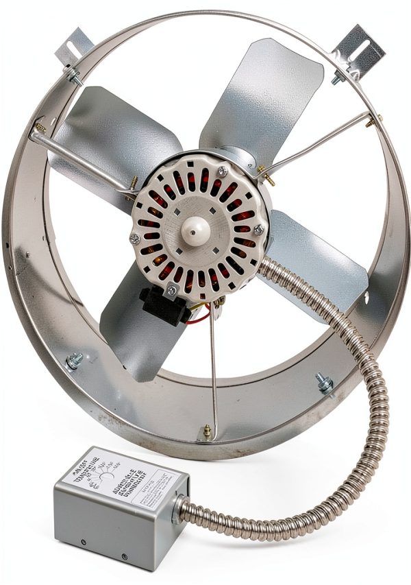 Cool Attic CX1500 Gable Mount Power Attic Ventilator with 2.6-Amp 60-Hz Motor and 14-Inch Blade-3