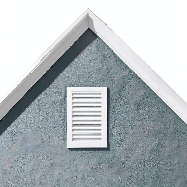 Gable Vent 12" x 18" White Aluminum Alloy 2-Piece Set by Gisafai-4