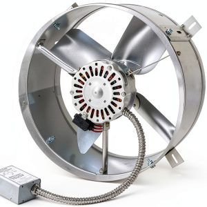 Cool Attic CX1500 Gable Mount Power Attic Ventilator with 2.6-Amp 60-Hz Motor and 14-Inch Blade-0