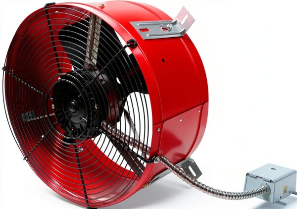 Maxx Air Gable Mount Attic Ventilator CX1500 Red 1300 CFM 1850 Sq Ft-4