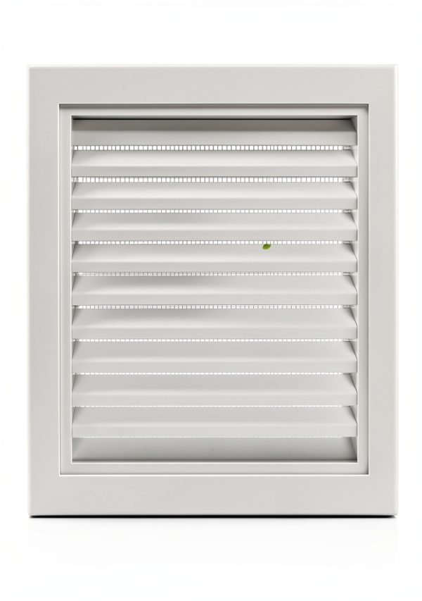 12" X 12" Aluminum Gable Vent, Paintable Shed Vents with Screen, Stylish Design Return Air Grill, Perfect for Houses, Attics, and Exterior Walls [ Inside Dimensions: 10" x 10" ]-0