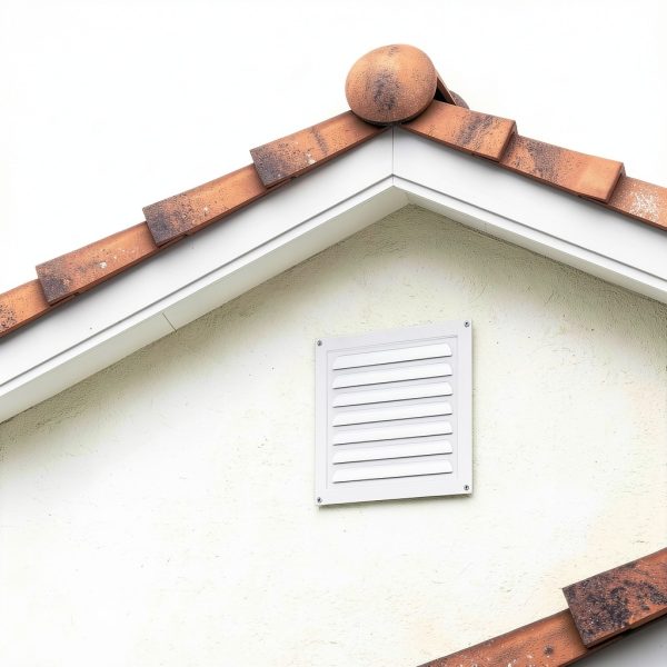 Aluminum Gable Vent 6x6 Inch 2 Pack - Yaocom White Metal Shed Vent-3