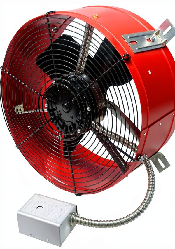 Maxx Air Gable Mount Attic Ventilator CX1500 Red 1300 CFM 1850 Sq Ft-0
