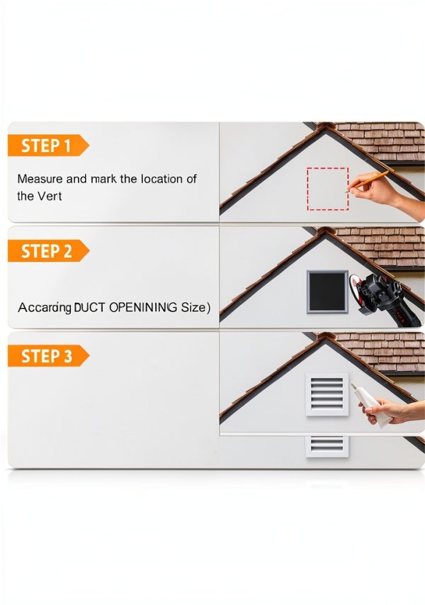 2 Pack 12" x 12" Gable Vent for House Aluminum Attic Vent with Screen Shed Gable Vent Door Vents for Exterior Door Ventilation in House Shed Vent [Vent Opening: 10" x 10"]-6