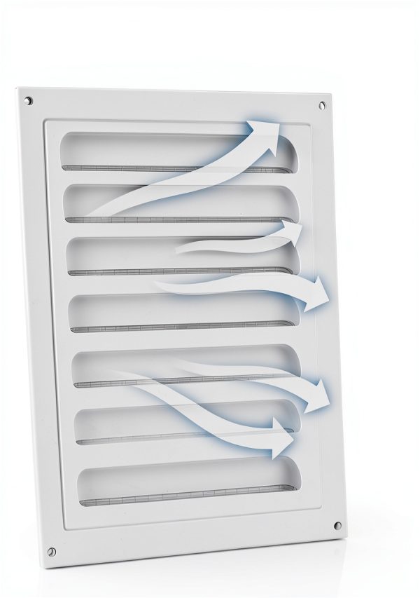 Aluminum Gable Vent 6x6 Inch 2 Pack - Yaocom White Metal Shed Vent-2