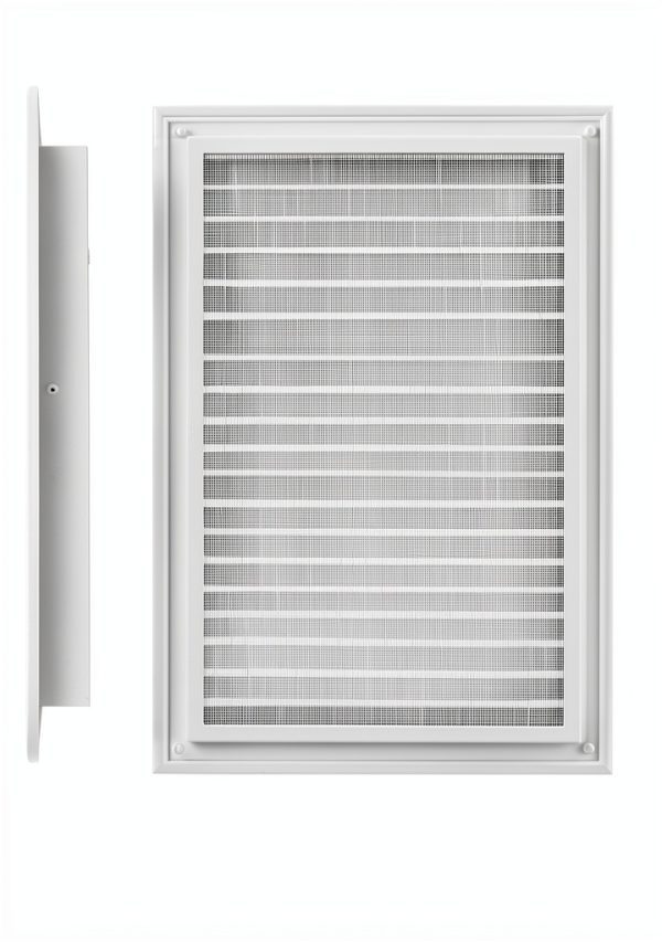 16" X 20" Gable Vent Aluminum Gable Vents for Houses Attic Vent Shed Vents Cover Exterior with Screen Mesh Alloy Wall Vent Ventilation for Home Garage Attic Ceiling - Vent Opening: 14" x 18" White-5