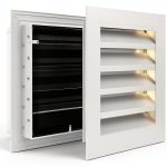 2 Pack 12" x 12" Gable Vent for House Aluminum Attic Vent with Screen Shed Gable Vent Door Vents for Exterior Door Ventilation in House Shed Vent [Vent Opening: 10" x 10"]-0