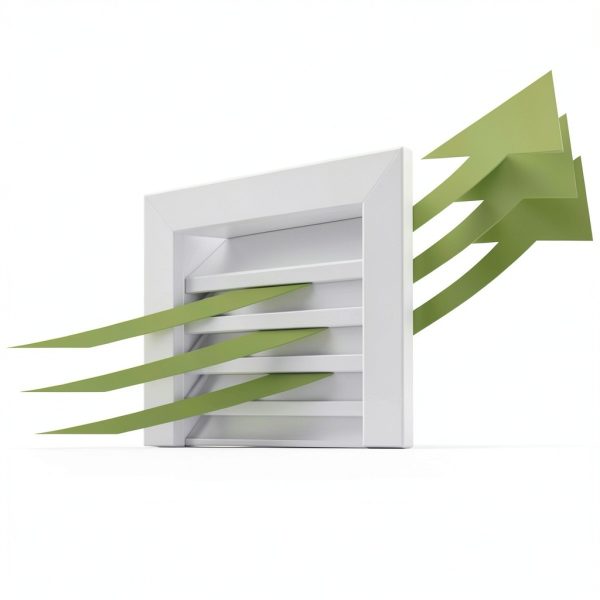 Octagon Gable Vent Louver 18in W x 18in H x 1-1/8in by Ekena Millwork-1