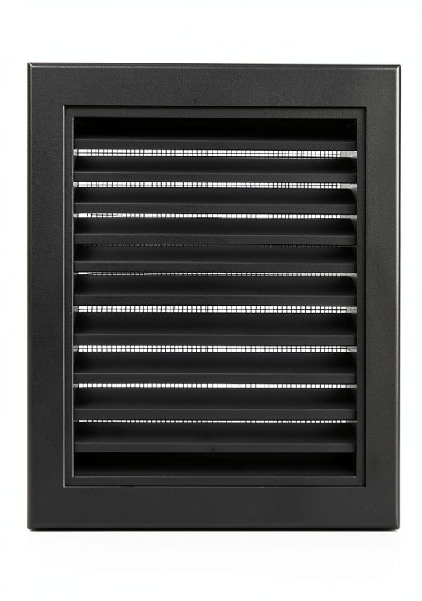Zepoty 20x20 Aluminum Gable Vent – Black 18x18 Paintable-0