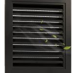 10" x 10" Aluminum Gable Vent by Zepoty – 8" Screened, Paintable-0