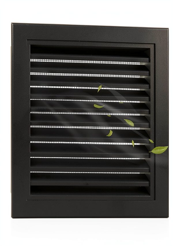 10" x 10" Aluminum Gable Vent by Zepoty – 8" Screened, Paintable-0