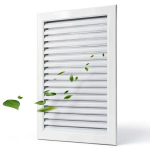 16" X 20" Gable Vent Aluminum Gable Vents for Houses Attic Vent Shed Vents Cover Exterior with Screen Mesh Alloy Wall Vent Ventilation for Home Garage Attic Ceiling - Vent Opening: 14" x 18" White-0